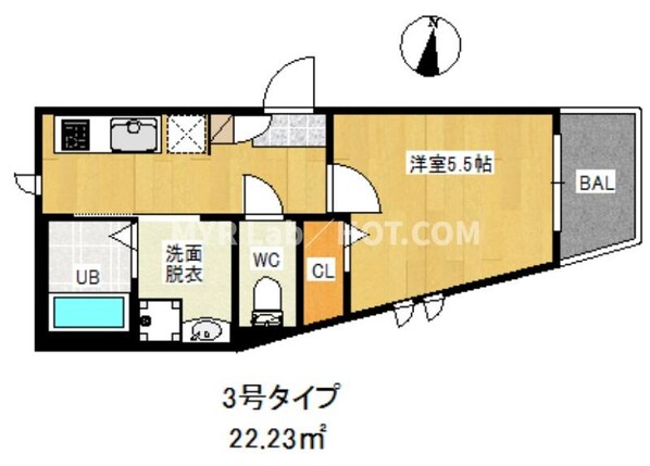 二日市駅 徒歩9分 2階の物件間取画像